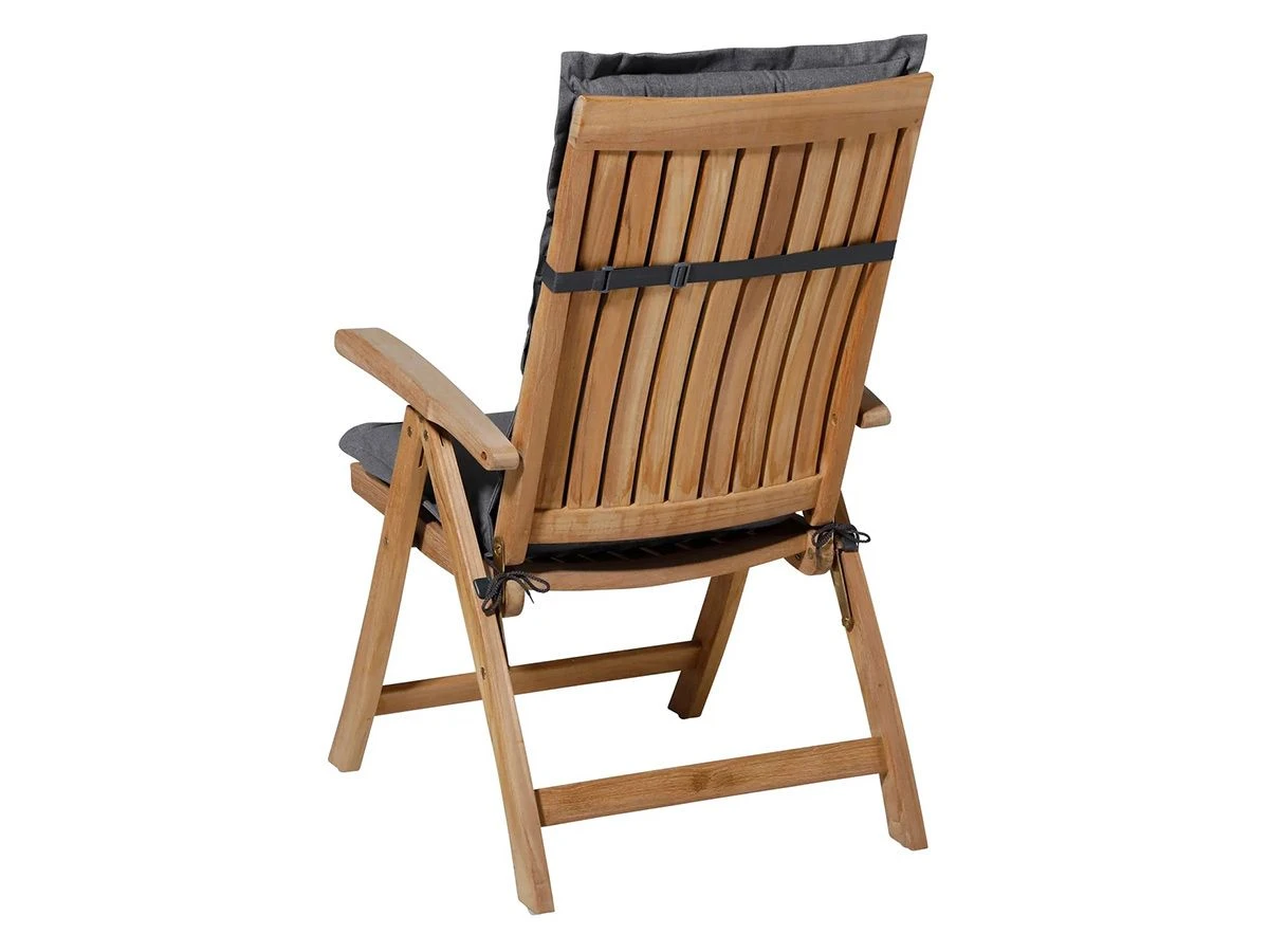 Madison Outdoor Oxford Grey Hoge Rug Tuinkussen 5 Madison Outdoor Oxford Grey Hoge Rug Tuinkussen - Afbeelding 3