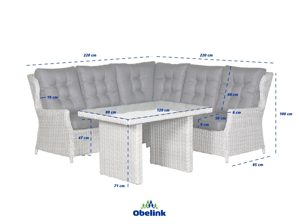 Outdoor Feelings Vicente Corner Loungeset - Afbeelding 5