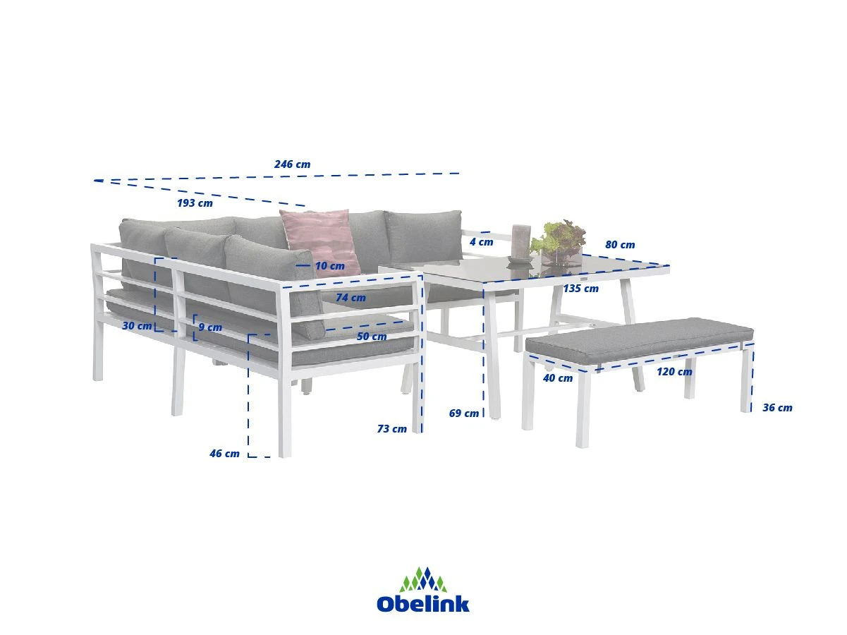Outdoor Feelings Williams Loungeset 6 Outdoor Feelings Williams Loungeset - Afbeelding 4