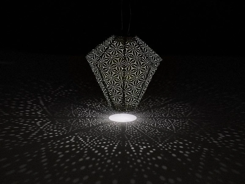 Lumiz Sashiko Diamond 28 Solar Lampion 4 Lumiz Sashiko Diamond 28 Solar Lampion - Afbeelding 2