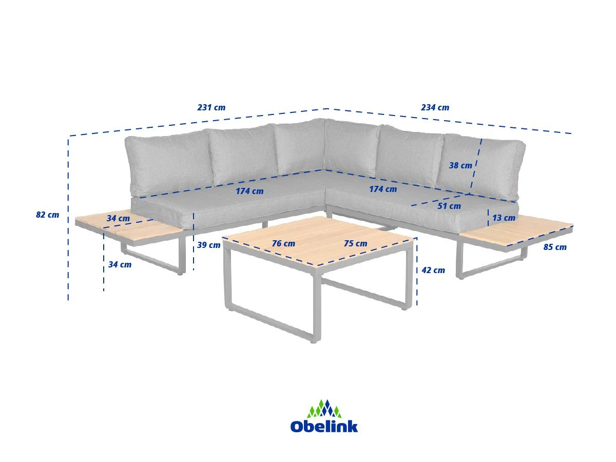Outdoor Feelings Barletta Loungeset 8 Outdoor Feelings Barletta Loungeset - Afbeelding 6