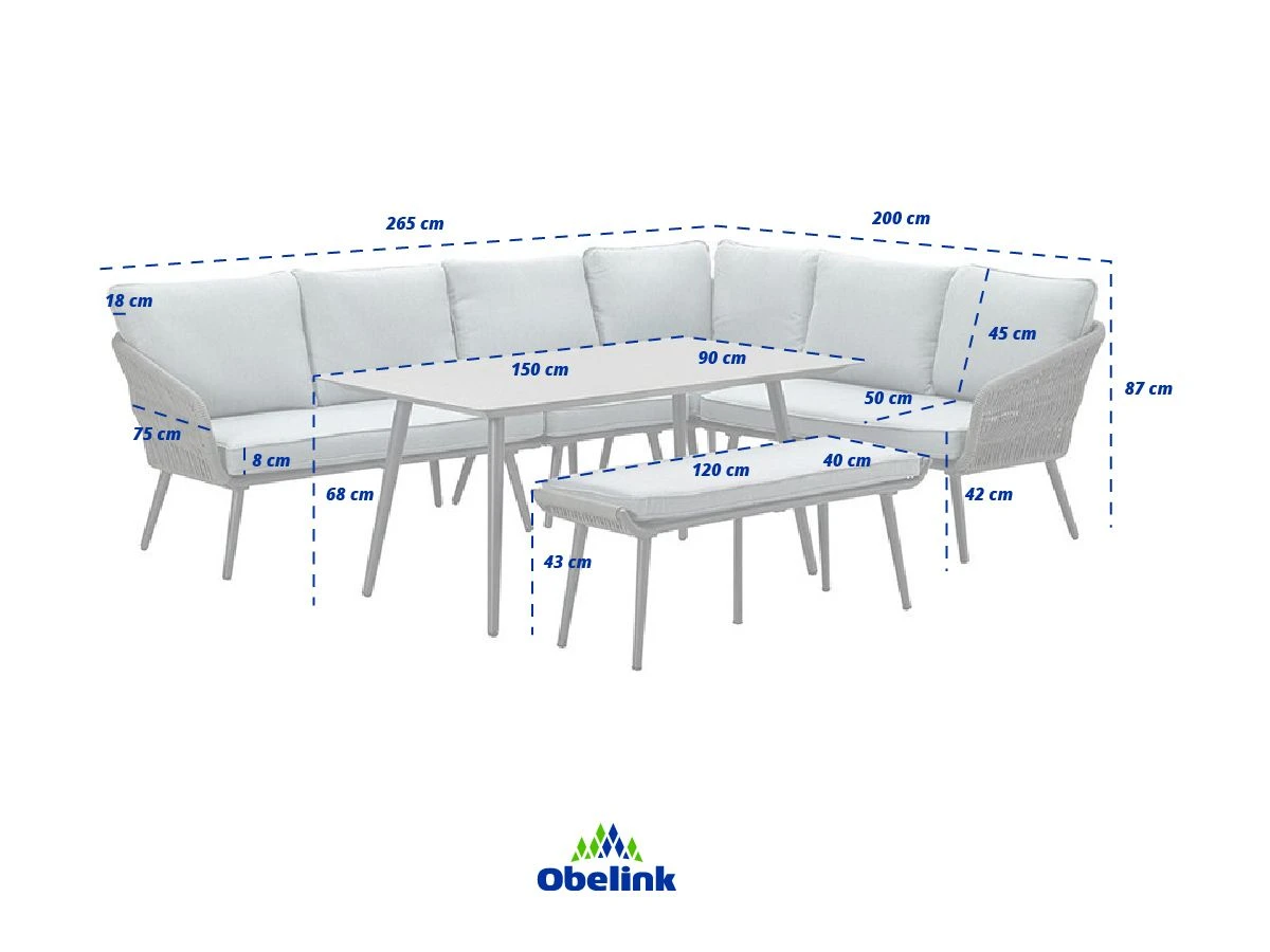 Outdoor Feelings Floyd Loungeset 6 Outdoor Feelings Floyd Loungeset - Afbeelding 4