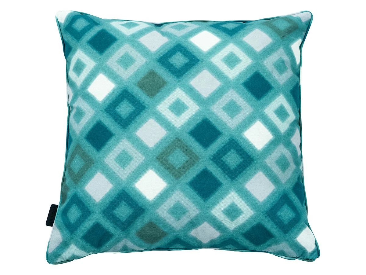 Madison Grids Seablue Outdoor 50 X 50 Sierkussen 3 Madison Grids Seablue Outdoor 50 X 50 Sierkussen