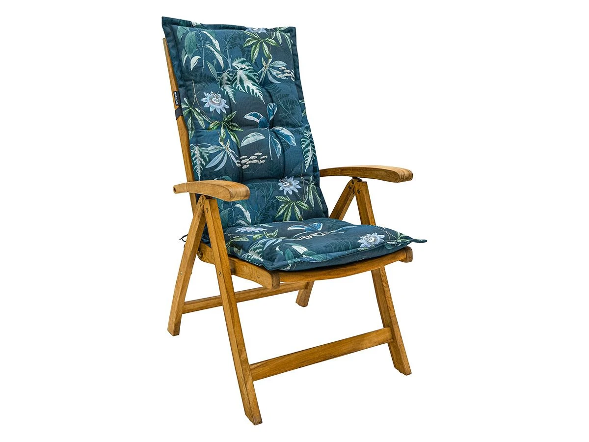 Madison Mauel Blue Hoge Rug Tuinkussen 4 Madison Mauel Blue Hoge Rug Tuinkussen - Afbeelding 2