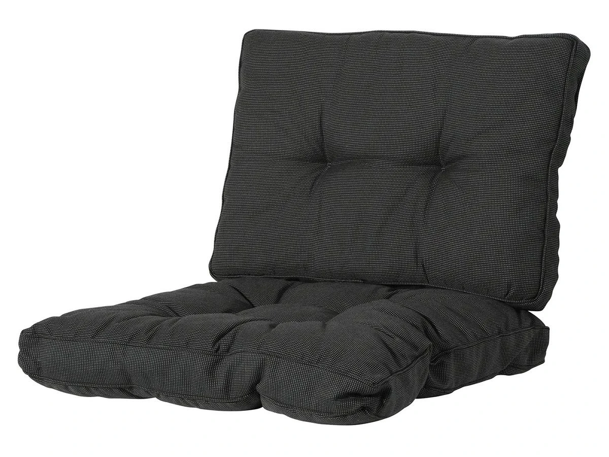 Madison Rib Black 60 X 60 Florance Loungekussen 5 Madison Rib Black 60 X 60 Florance Loungekussen - Afbeelding 3