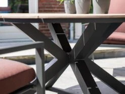 Outdoor Feelings Edson Carbon Black Light Teak Ø 148 Cm Tuintafel -Beste Tuinmeubelen Winkel outdoor feelings edson carbon black light teak 148cm tuintafel 3 ecommerce 7528 4
