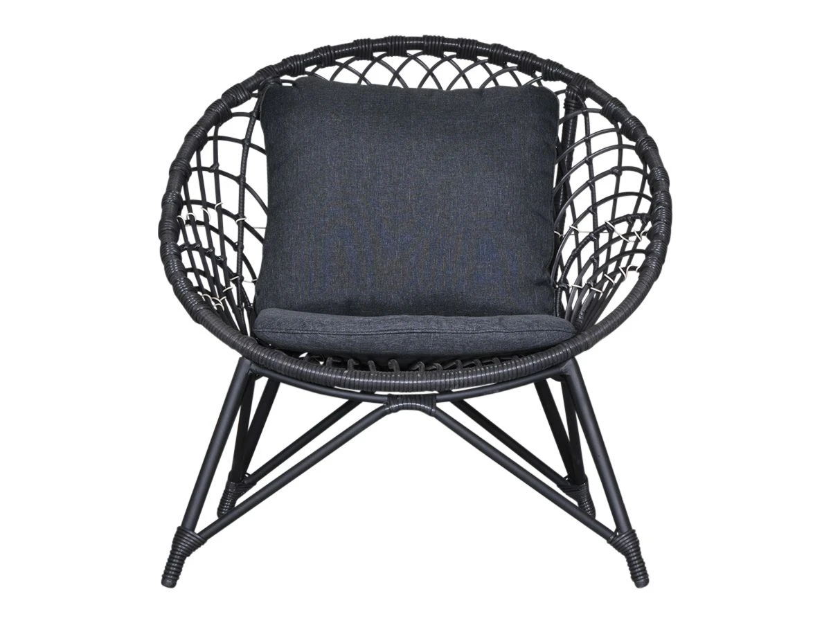 Outdoor Feelings Lupin Black Loungestoel 5 Outdoor Feelings Lupin Black Loungestoel - Afbeelding 3