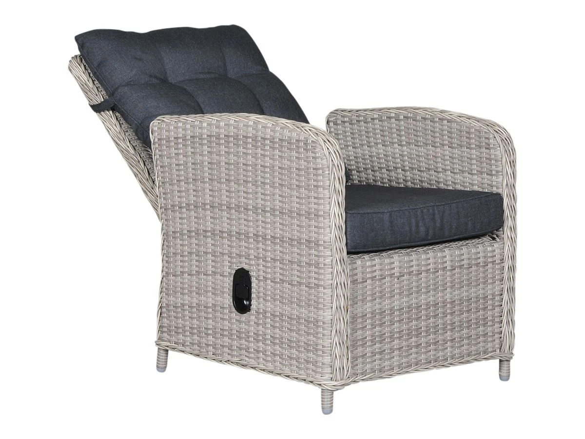 Outdoor Feelings Savino Off White Loungestoel 6 Outdoor Feelings Savino Off White Loungestoel - Afbeelding 4