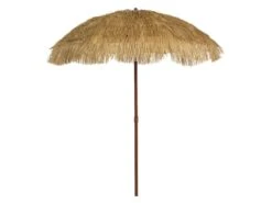 Merkloos Outdoor Naturel Polyester Parasol