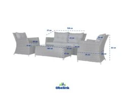 Outdoor Feelings Parijs Loungeset 11 Outdoor Feelings Parijs Loungeset -Beste Tuinmeubelen Winkel parijs afmetingen2 ecommerce 4461