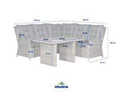 Outdoor Feelings Raffaelo Corner Loungeset -Beste Tuinmeubelen Winkel raffaelo afmetingen ecommerce 0c92