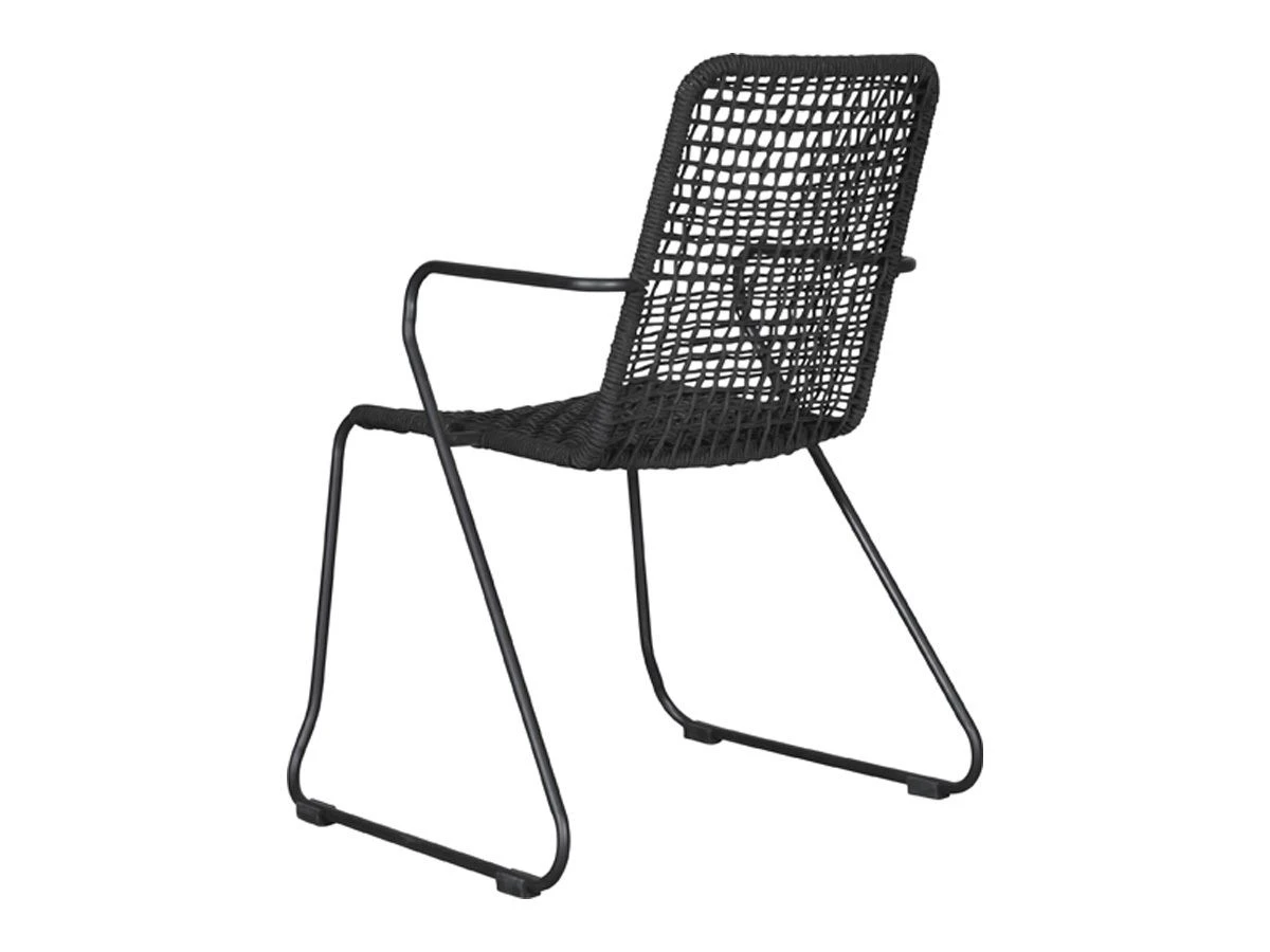 Outdoor Feelings Silva Black Diningstoel 4 Outdoor Feelings Silva Black Diningstoel - Afbeelding 2